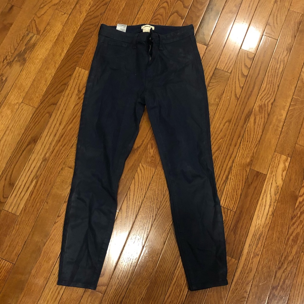 Navy waxed L’Agence jeans size 27